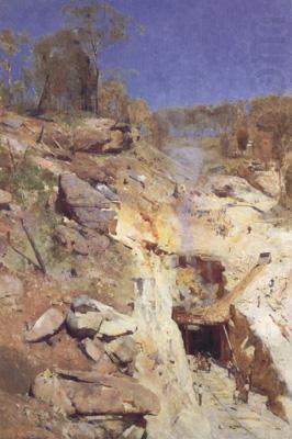 Fire's on (lapstone tunnel), Arthur streeton